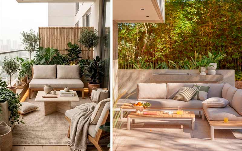 Decoración de terrazas con plantas
