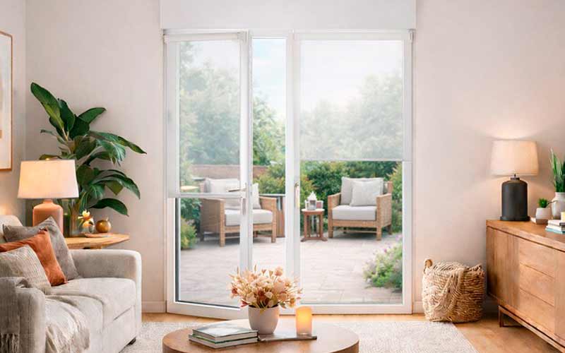 Ventana con estor sin hacer agujeros