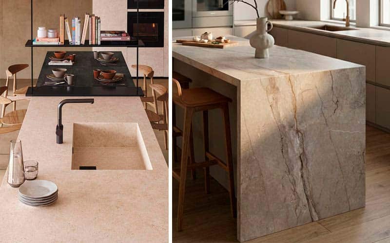 Materiales en tendencia para las cocinas