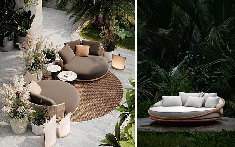 Jardín moderno con poco mantenimiento