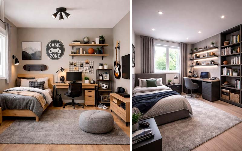Decoración de dormitorios juveniles para chicos