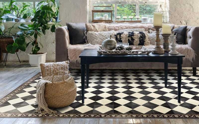 Alfombras vinílicas para el salón