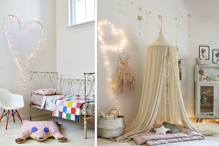 decoración dormitorio infantil con LED