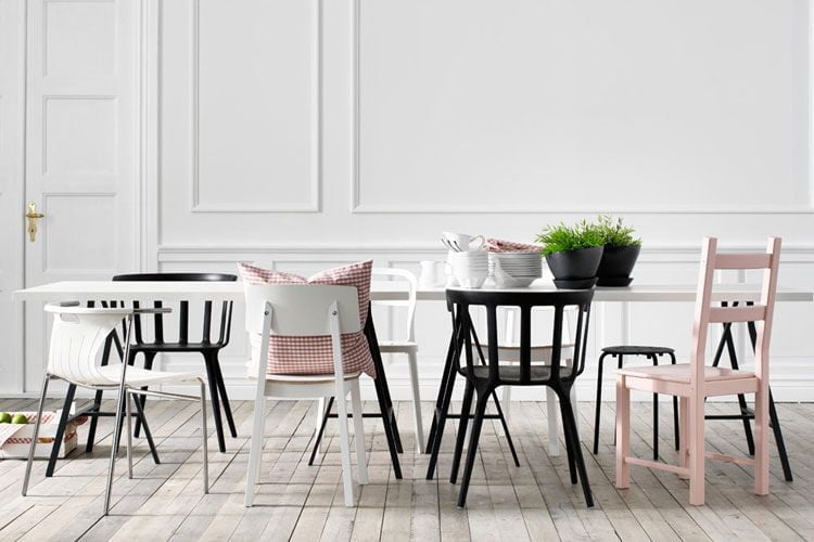 Decoracion mesa comedor con sillas diferentes