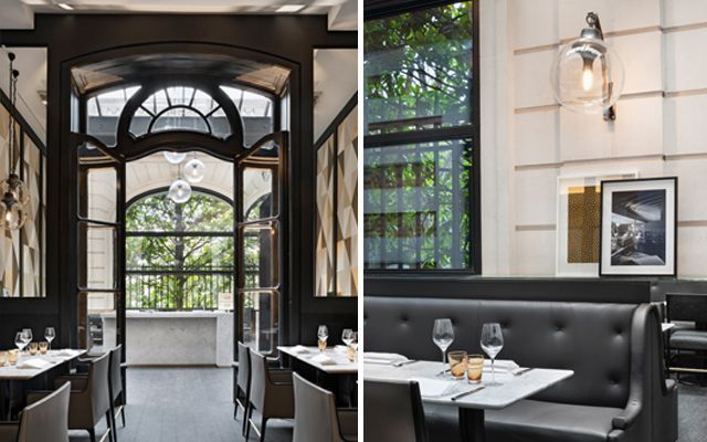Decoración cafeteria París, diseño restaurante renovado