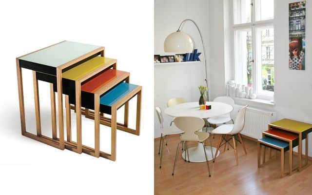 Muebles de diseño - Mesas Nido de Josef Albers