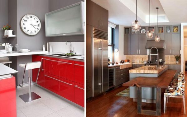 Cocinas con office de estilo contemporáneo