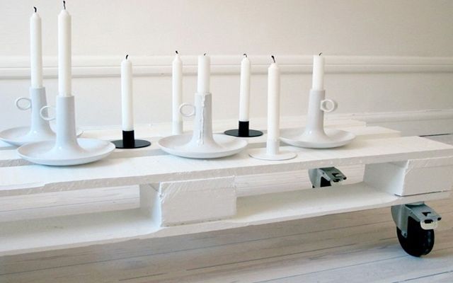 DIY - Ideas para decorar con pallets - Cómo hacer mesas auxiliares