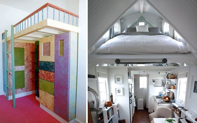 Como decorar espacios pequeños con camas en alto