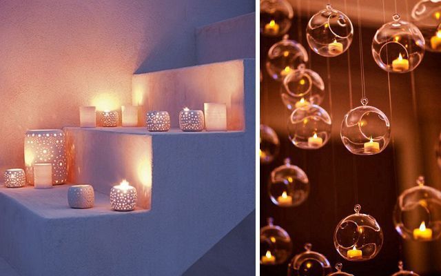 Ideas para decorar con velas
