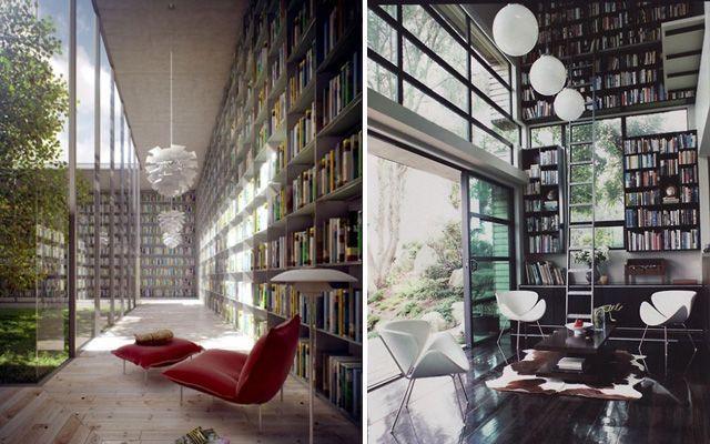 Diferentes formas de decorar y ubicar una biblioteca dentro de la casa