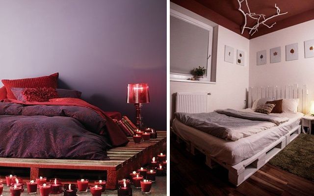Ideas para decorar dormitorios con pallets