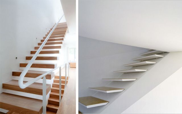 Escaleras modernas - Ideas para decorar con escaleras voladas