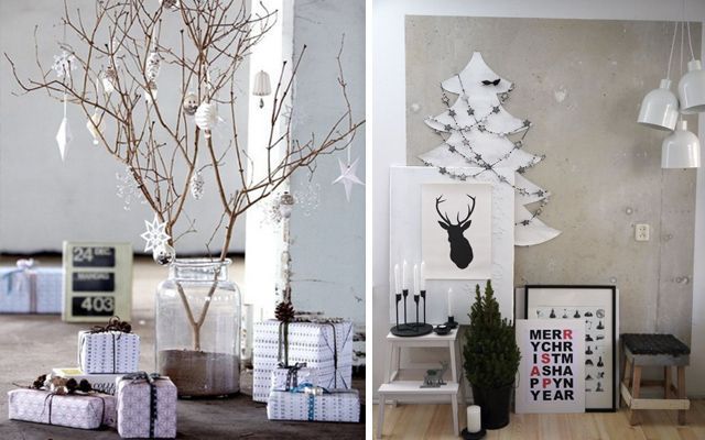Decoración navideña - Ideas para decorar en Navidad con tonos blancos