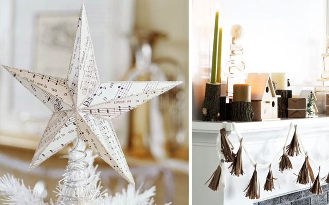 Decoración navideña - Ideas para decorar en Navidad con tonos blancos