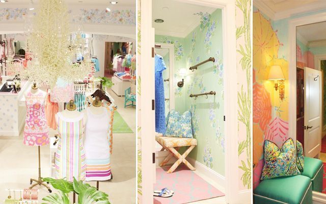 Decoración de tiendas elegantes y minimalistas y decoración de tiendas alegres y coloridas