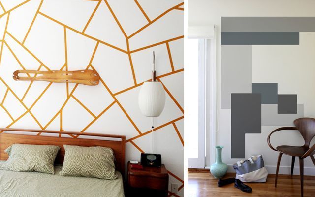 Ideas para pintar las paredes con motivos geométricos