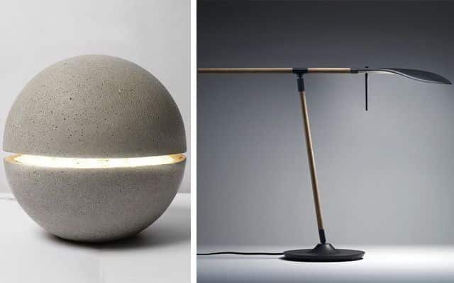Lámparas modernas para mesas auxiliares