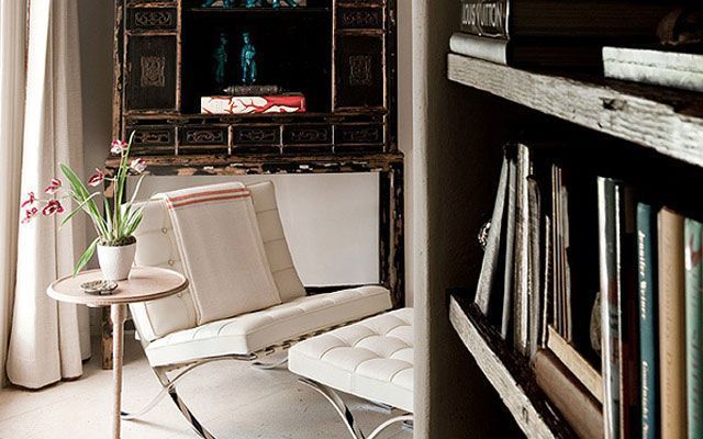 Decoración de salones con el sillón Barcelona de Mies Van der Rohe