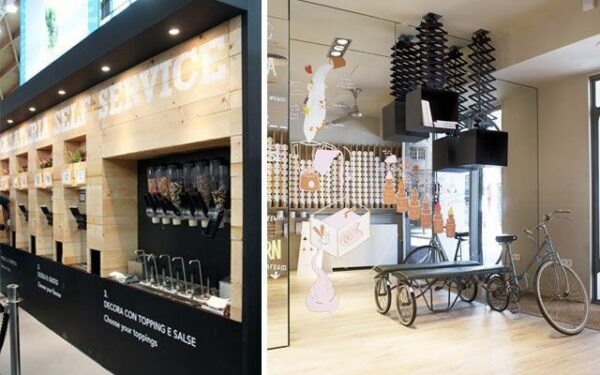 Las mejores heladerías en diseño interior