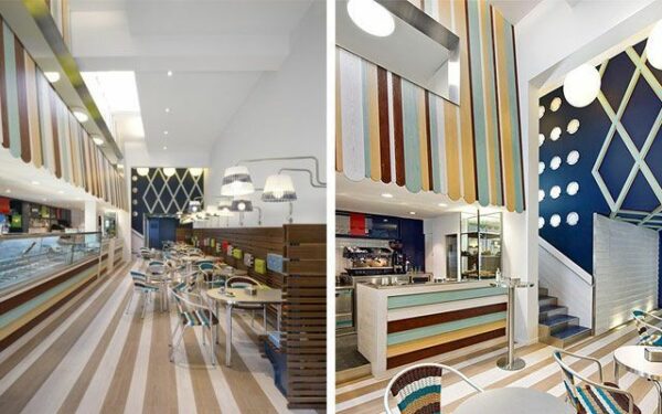 Las mejores heladerías en diseño interior
