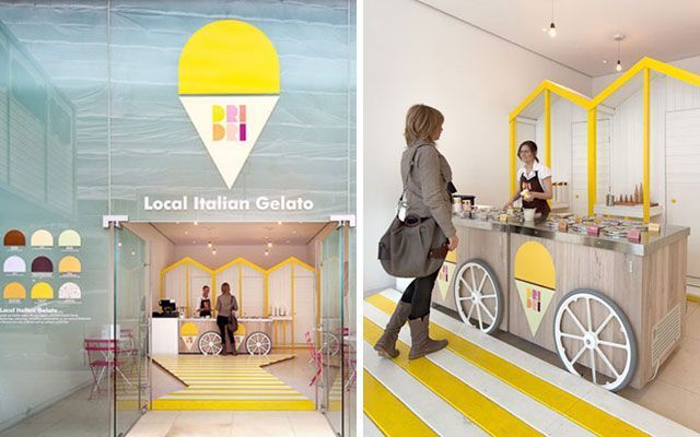 Decoración de locales: Las mejores heladerías en diseño interior