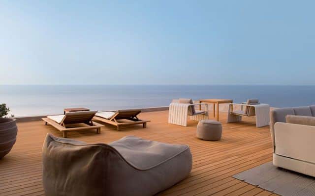 decorar terrazas con vistas al mar