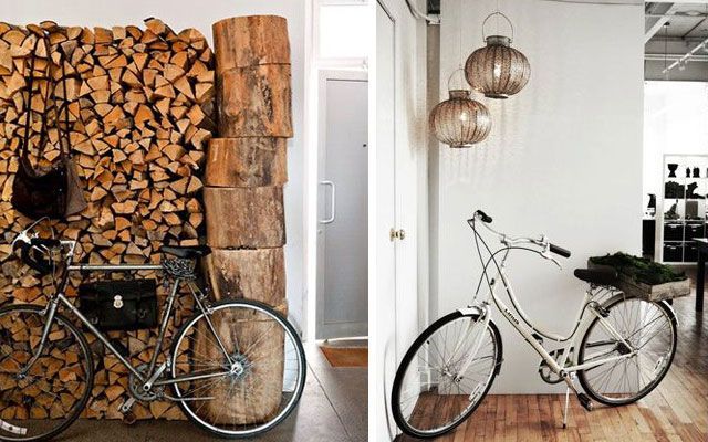 decorar con bicicletas