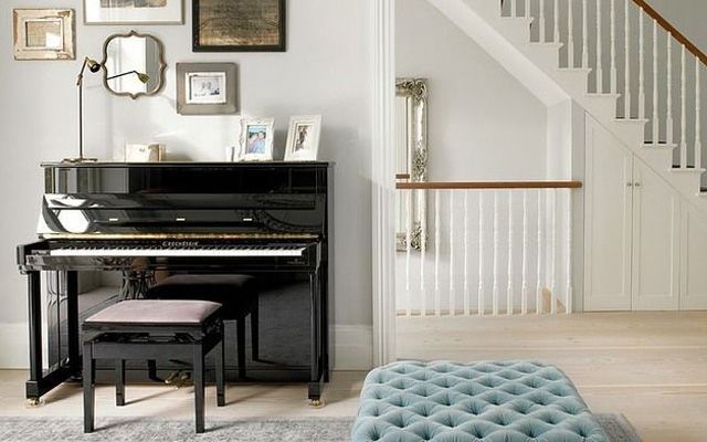 pasos Untado Conejo Ideas para decorar con pianos de pared