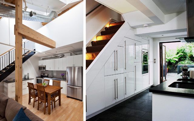 Las mejores 7 ideas de Cocina debajo de escaleras  cocina debajo de  escaleras, escaleras para casas pequeñas, decoración de unas