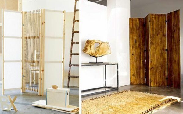 49 biombos modernos para separar espacios