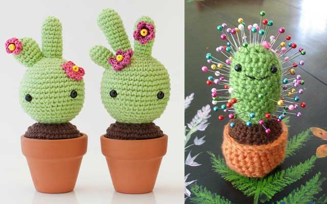 Ideas para decorar con cactus de imitación