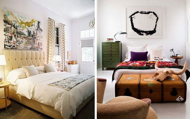 Cabeceros de cama artísticos para la decoración de dormitorios