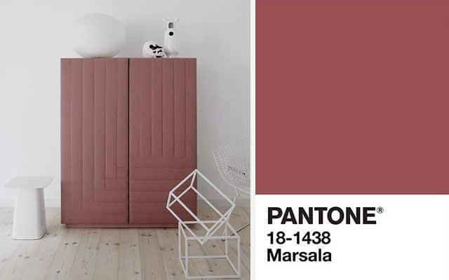Marsala - color del año 2015 para la firma Pantone