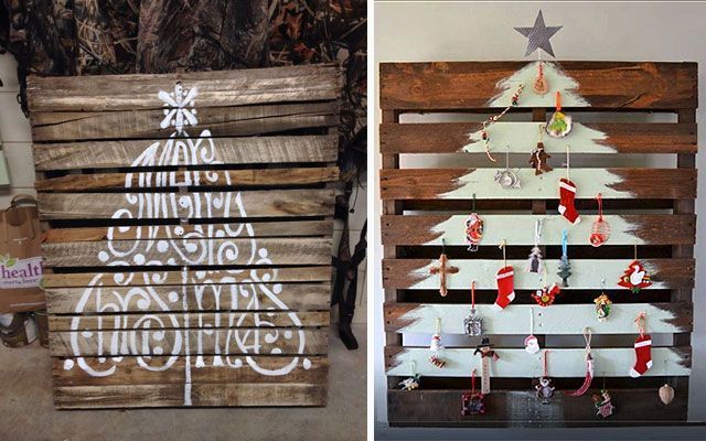 Decoración navideña DIY: Ideas para decorar la Navidad con pallets