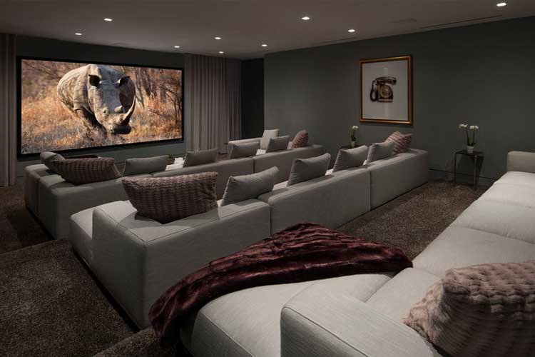 Sala de cine en casa - Decofilia