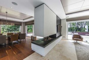 48 chimeneas modernas para la separación de espacios