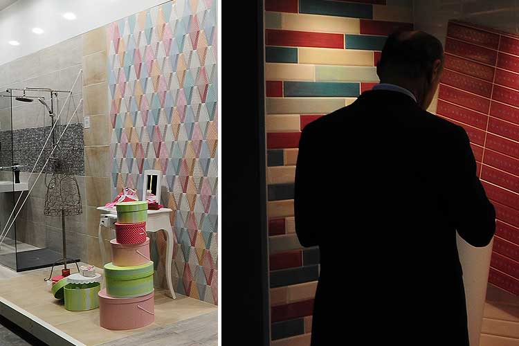Azulejos y diseño de baños en Cersaie