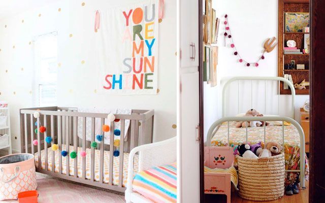 Adornos colgantes para decorar habitaciones infantiles