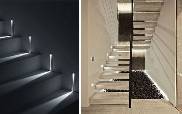 Ideas para iluminar la escalera
