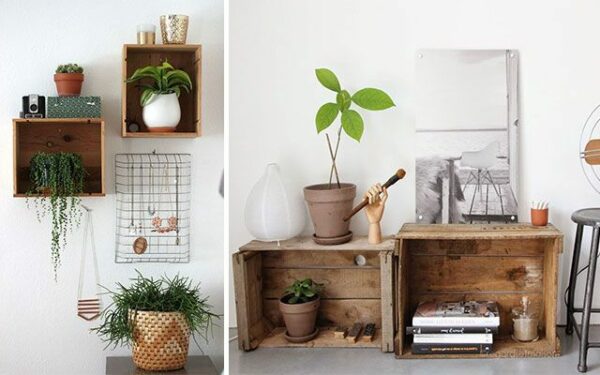 Ideas para decorar con cajas