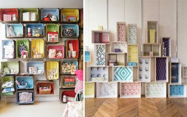 Ideas para decorar con cajas