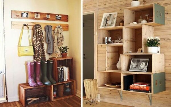 Ideas para decorar con cajas