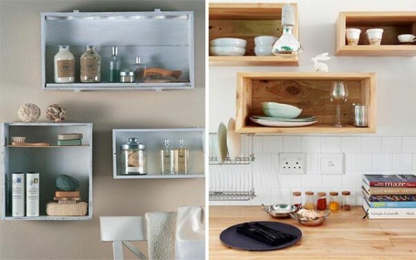 Ideas para decorar con cajas