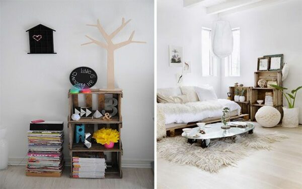 Ideas para decorar con cajas