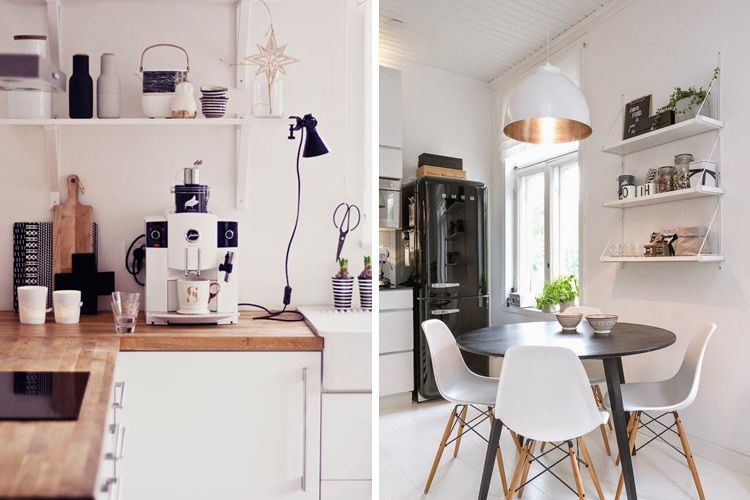 Mutfakları İskandinav tarzında dekore edin