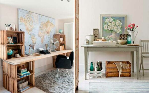 Ideas para decorar con cajas