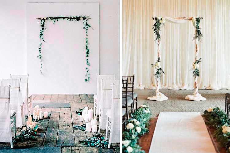 Cómo decorar el altar de boda