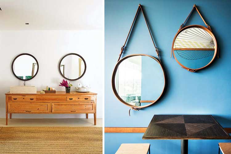 Ideas para decorar con dos espejos