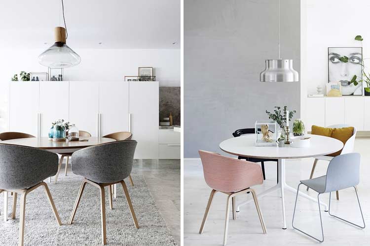 Tipos de sillas de comedor para la decoración de tu hogar